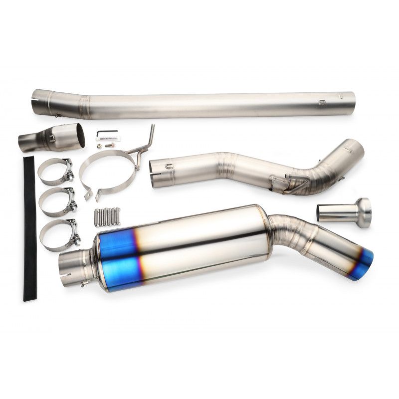 FULL TITANIUM MUFFLER EXPREME Ti MUSTANG ECOBOOST S550 (SINGLE)