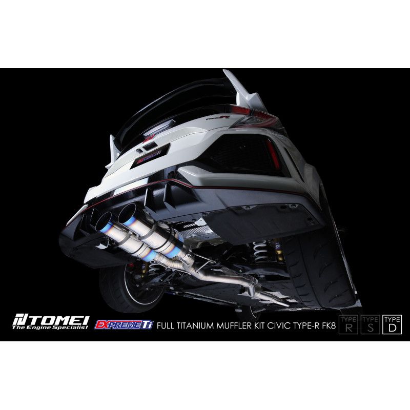 FULL TITANIUM MUFFLER EXPREME Ti CIVIC TYPE-R FK8 TYPE-D (DUAL)