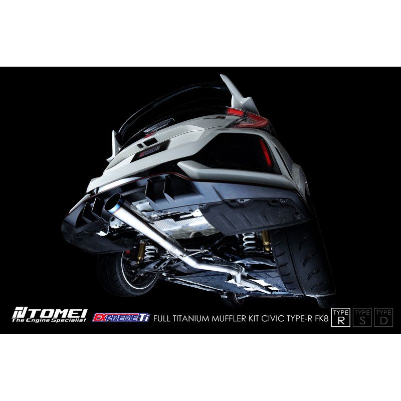 FULL TITANIUM MUFFLER EXPREME Ti CIVIC TYPE-R FK8 TYPE-R (SINGLE)