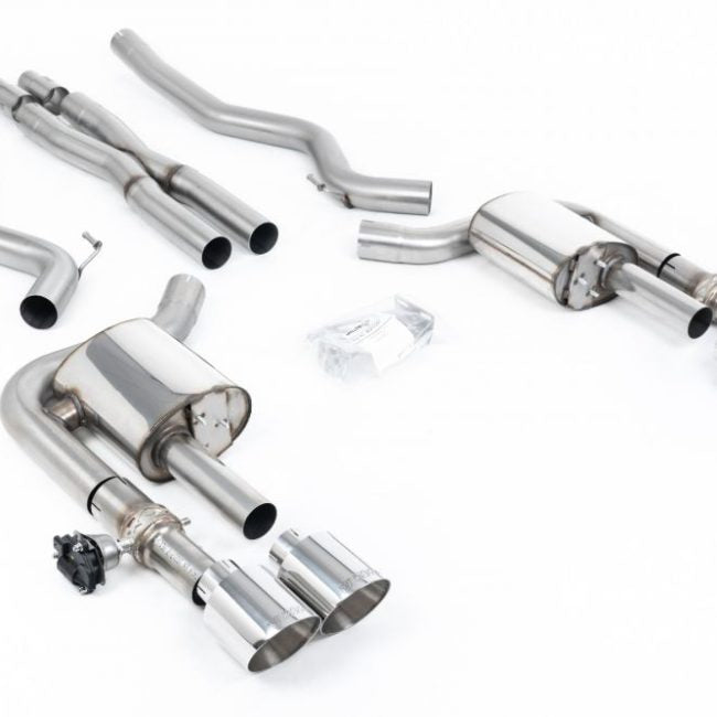 Milltek Valved &amp; Non-Resonated Catback Exhaust System for S550 Ford Mustang Mach 1 and S650 Mustang Dark Horse